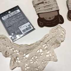 ハンドメイド　手芸用品　ファー　レース　などの画像