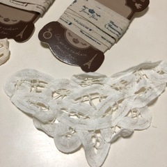 ハンドメイド　手芸用品　ファー　レース　などの画像