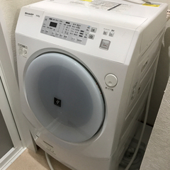 ドラム式洗濯機　SHARP WASH&DRY ES-V220