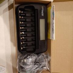 LCD充電器TGX08エネループ８本充電器
