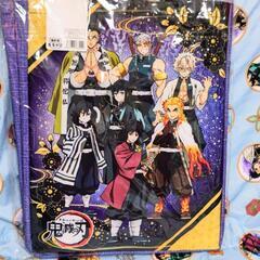 新品未開封☆鬼滅の刃巾着付きランドリー収納バッグVer.2 B柄(柱7人)胡蝶しのぶ＆甘露寺蜜璃トートバッグ レッスンバッグきめつのやいばの画像