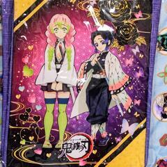 新品未開封☆鬼滅の刃巾着付きランドリー収納バッグVer.2 B柄(柱7人)胡蝶しのぶ＆甘露寺蜜璃トートバッグ レッスンバッグきめつのやいばの画像