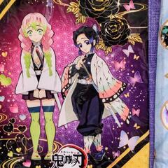 新品未開封☆鬼滅の刃巾着付きランドリー収納バッグVer.2 B柄(柱7人)胡蝶しのぶ＆甘露寺蜜璃トートバッグ レッスンバッグきめつのやいばの画像