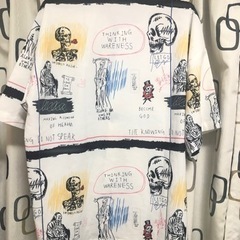 売切れました！★ 総柄のお洒落なデザインプリントのシャツ★の画像