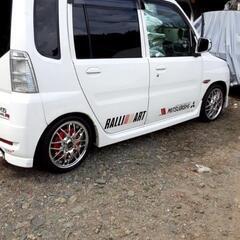三菱　トッポBJ　インタークーラーターボ　４速オートマ　フルタイム4WD　カスタムカー　レトロ　車高短　岩手県　中古車の画像