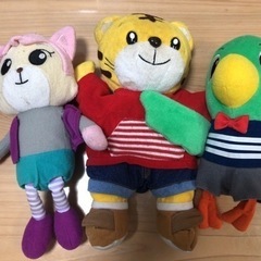 【3月18日値下げ❗️】しまじろうとなかまたち　ぬいぐるみ