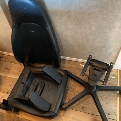 【美品】noblechairs ICON ゲーミングチェア ブラック おまけ付き