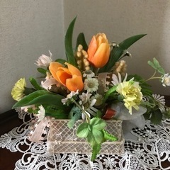 大幅値下げ‼️8/13迄‼️フラワーアレンジメント♡チューリップ...