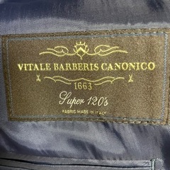 【未使用】AB6メンズスーツ　vitale barberis c...