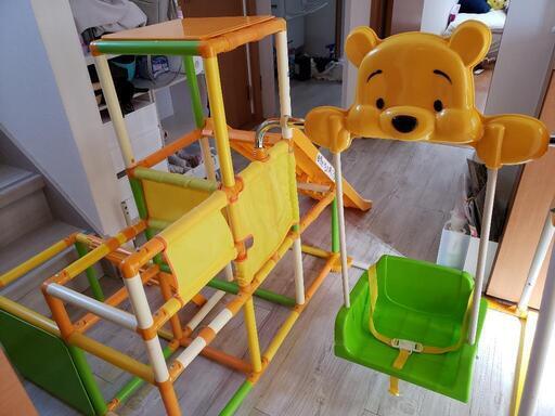 くまのプーさん 滑り台 ブランコ ジャングルジム 室内遊具 子供用