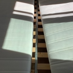 IKEA BRIMNES イケア　ブリムネス　収納付きベッド　マットレス付の画像