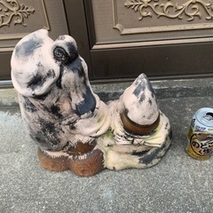 七福神、大黒様、恵比寿様、陶器の画像