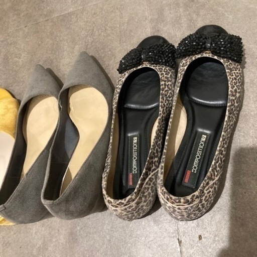 パンプス2足、サンダル2足　23.5〜24.0
