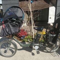 交渉中《値下げしました！》子供乗せパナソニック電動自転車【ギュッ...
