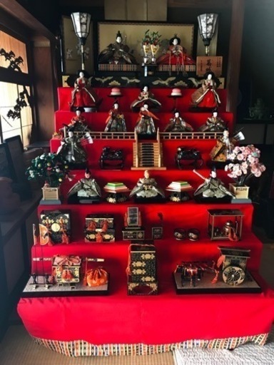 【値下げ】雛人形フルセット(土台付き)高級たむら人形