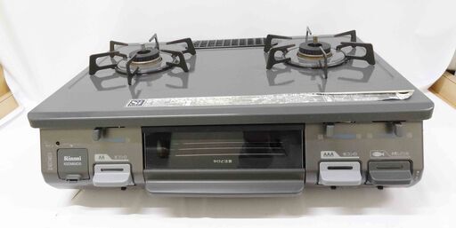 ガステーブル リンナイ Rinnai RT64JH-R グレー 2016年製 都市ガス用