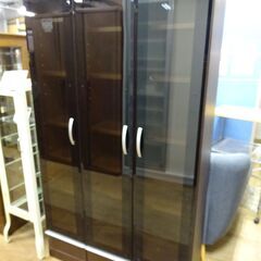 日本製　3枚扉本棚【愛品倶楽部柏店】の画像