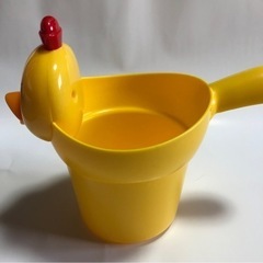 アヒルの手おけ と 洗顔練習しまじろうの画像