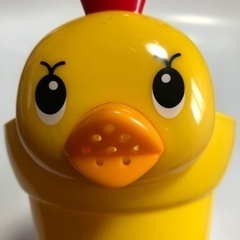 アヒルの手おけ と 洗顔練習しまじろうの画像