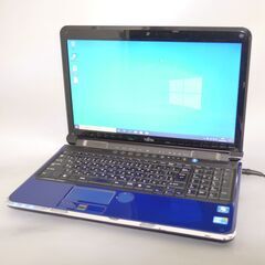 富士通 ノートパソコン LIFEBOOK AH700/5B/中古特価良品 大容量HDD-750GB ブルー 青 ノートパソコン 15.6型 富士通 AH700/5B