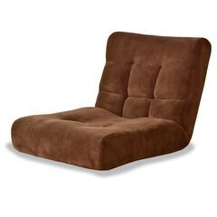 Bリクライニングソファ【ヌイ／FABブラウン色】ソファ 1人掛け...