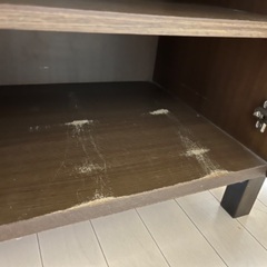 無印良品 木製キャビネット・タモ材 ブラウンの画像