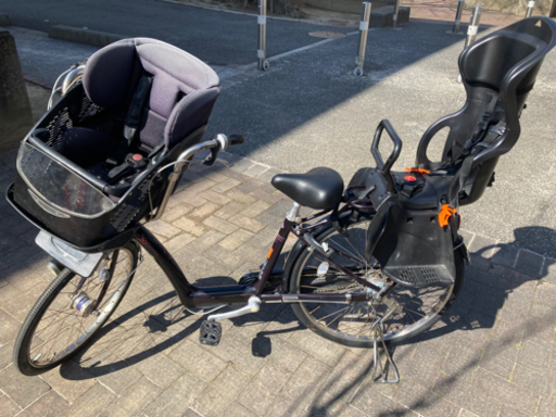 子供乗せ自転車　3人乗り