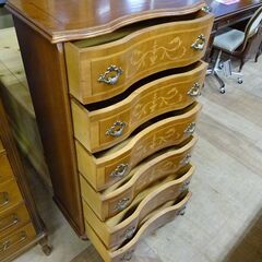 象嵌6段チェスト　ヨーロピアンクラシック【愛品倶楽部柏店】の画像