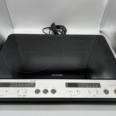 アイリスオーヤマ 2口IHクッキングヒーター IHコンロ 2019年製