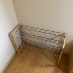【美品】靴棚 靴収納 玄関収納の画像