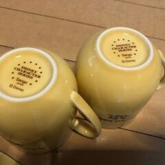 クマのプーさんペア マグカップ 未使用 ぷーさん ディズニー 三郷陶器 日本製 スプーン一本付きの画像