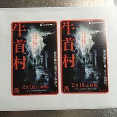 【手渡し希望】牛首村 ムビチケ 2枚セット