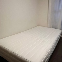 無印良品　脚付マットレス・ボンネルコイル・シングル(スチールメッ...
