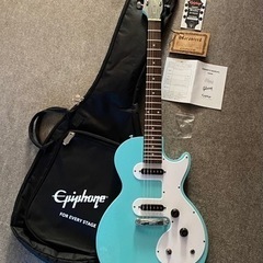 新古品美品！Epiphone Les Paul SL Turquoise