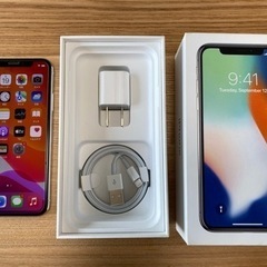 iphone X 256GB SoftBank simロック解除済み Apple アップル iPhone X 256GB シルバー softbank SIMロック解除済み
