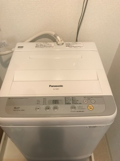 【 取引中 】全自動洗濯機 Panasonic パナソニック NA-F50B10 5kg 2017年製【 引き取り限定】