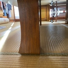 「高級銘木」鉄刀木　座卓　タガヤサン　1枚板座卓　無垢の画像