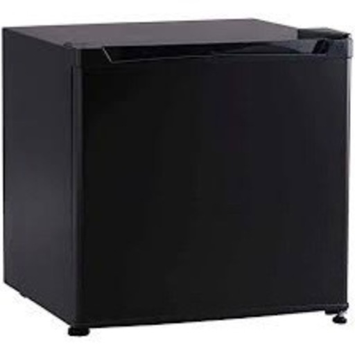アイリスプラザ 冷蔵庫 46L 1ドア 小型 右開き 幅47cm ブラック PRC-B051D