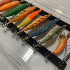 エギセット 有名メーカー 多数。10本セットの画像