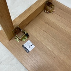 【引き取りに来てくださる方】LOWYA 幅88cm 天然木使用 折りたたみテーブル ローテーブル センターテーブルの画像