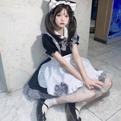 メイド服 ハロウィン仮装 ロリータ二次元服 レディース 大人の画像