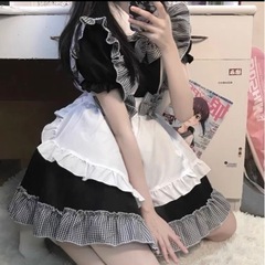 メイド服 ハロウィン仮装 ロリータ二次元服 レディース 大人の画像