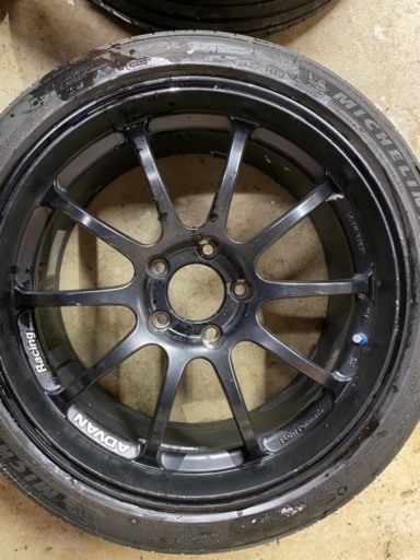 ★☆YOKOHAMA ADVAN RACING RS-D 114.3-5H 8.5J+51 18inch 4本☆★ WRX STI レヴォーグ等　ミシュラン　パイロットスポーツ4 アドバン