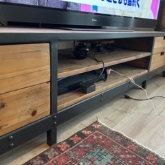 ジンロ テレビボード 160cm OAK-MBR(OAK-MBR 160cm): 横幅141cm