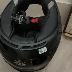 フルフェイスヘルメット  カブト Kブラックヘルメットの画像