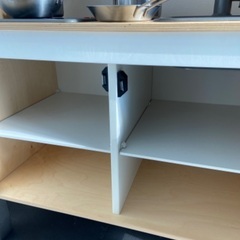 IKEAおままごとキッチン(お鍋、ツール付き)の画像