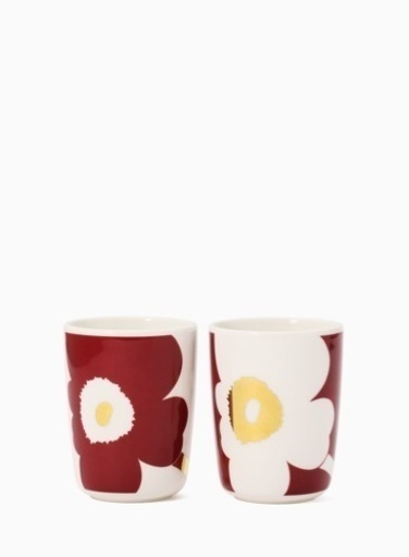 新2個セット【日本限定】Juhla Unikko コーヒーカップセット