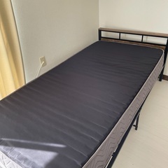 シングルベッド☆マットレス付き☆