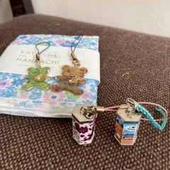 ❁かやのハンカチ おみくじキーホルダーセット❁