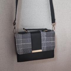 千鳥格子柄　バック